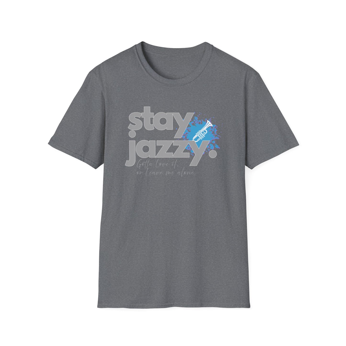 Stay Jazzy Unisex Softstyle T-Shirt - Stylish Tee for Jazz Lovers