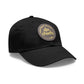 Football Champs Hat with Leather Patch (Round)