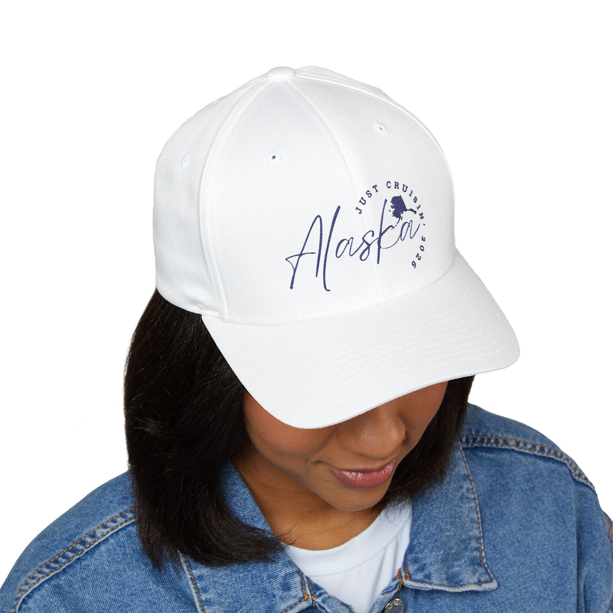 Alaska Just Crusin'- Embroidered Baseball Cap