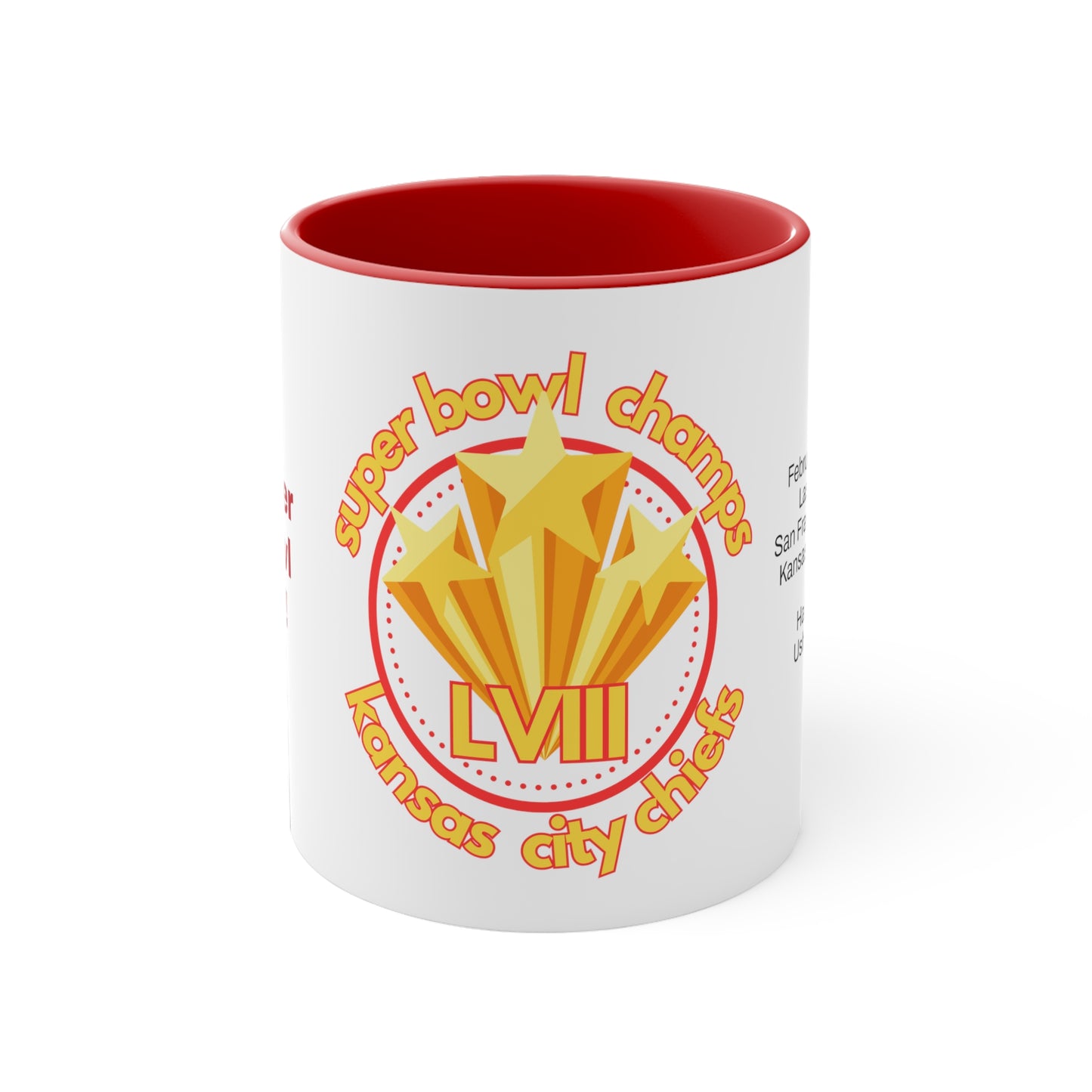 Super bowl LVII ( 58 ) Accent Coffee Mug, 11oz