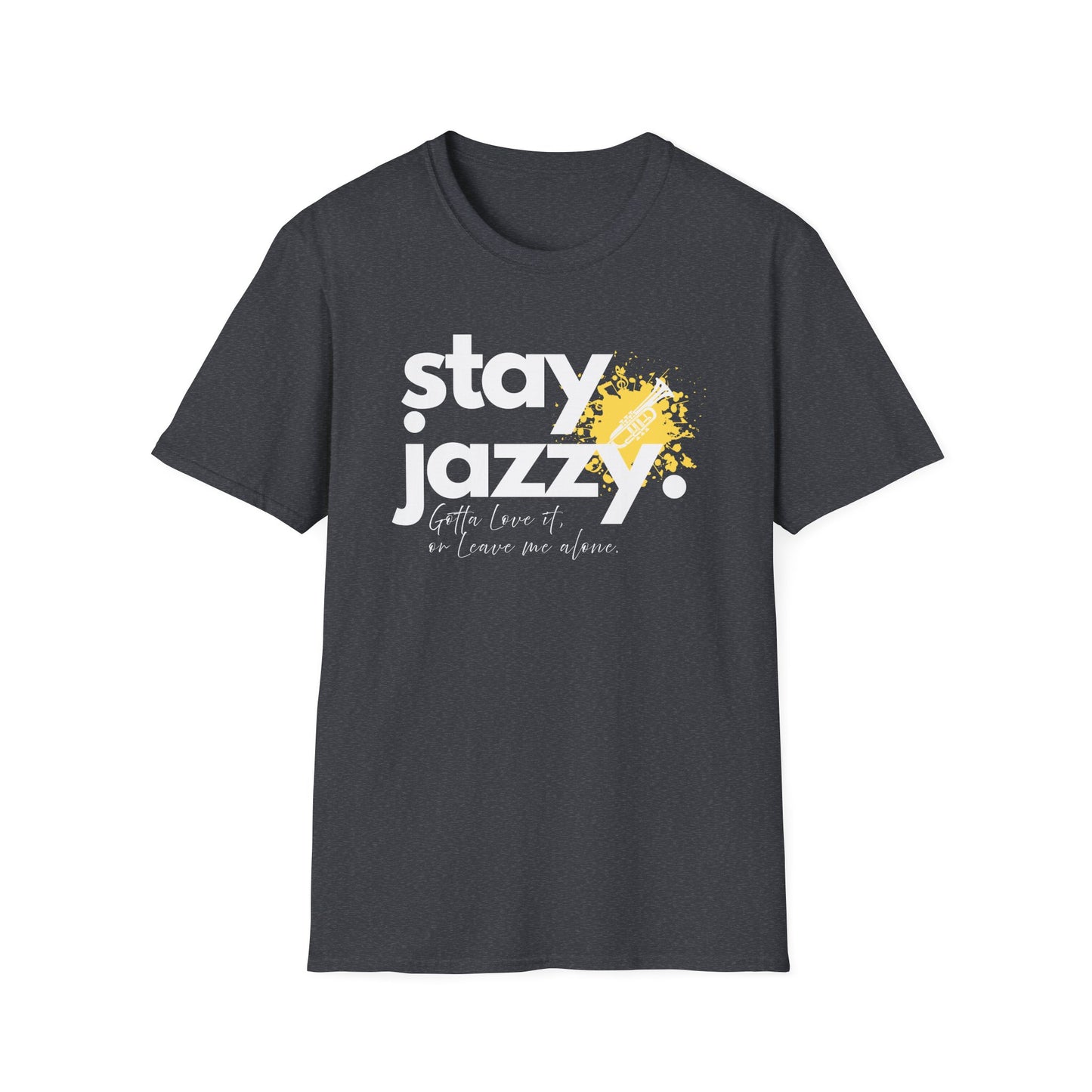 Stay Jazzy Unisex Softstyle T-Shirt - Stylish Tee for Jazz Lovers