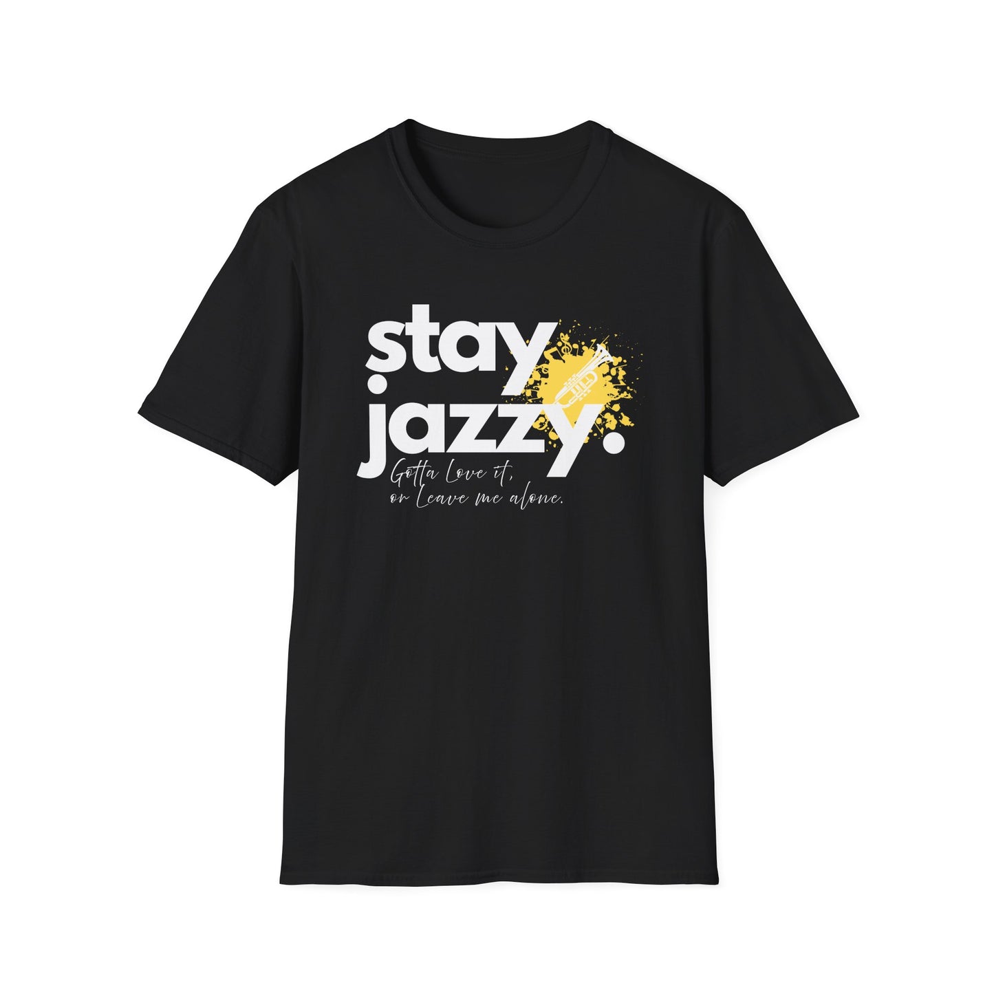 Stay Jazzy Unisex Softstyle T-Shirt - Stylish Tee for Jazz Lovers