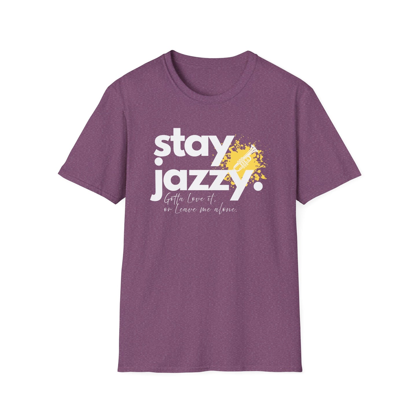 Stay Jazzy Unisex Softstyle T-Shirt - Stylish Tee for Jazz Lovers