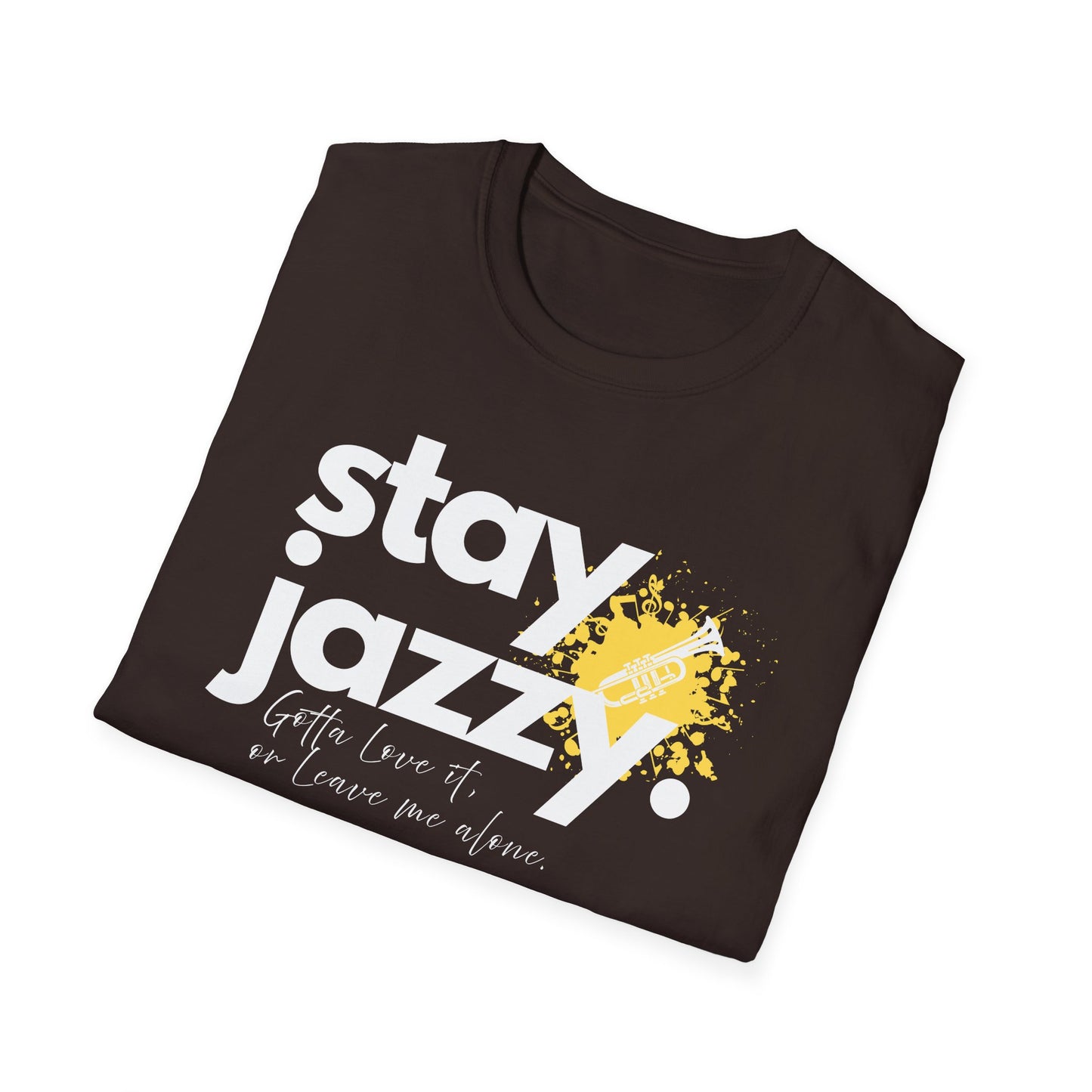 Stay Jazzy Unisex Softstyle T-Shirt - Stylish Tee for Jazz Lovers