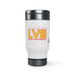 Football champs, Stainless Steel Travel Mug with Handle, 14oz