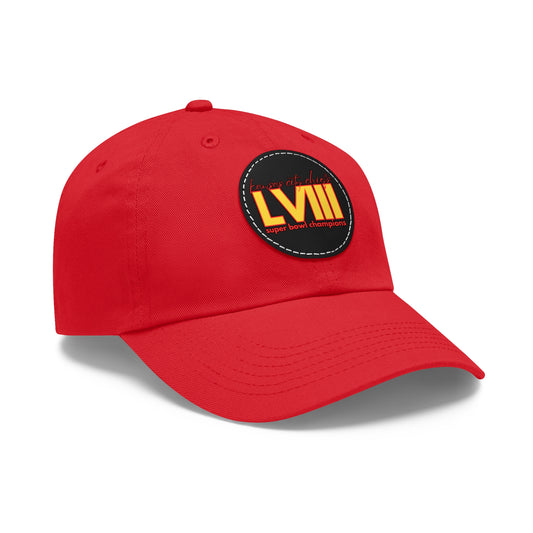 Limited edition football Champs Hat with Leather Patch