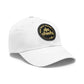 Football Champs Hat with Leather Patch (Round)