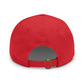 Football Champs Hat with Leather Patch (Round)